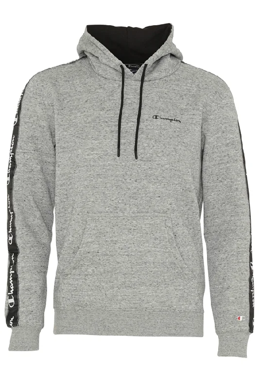 Champion Legacy Tape Hoodie Grey