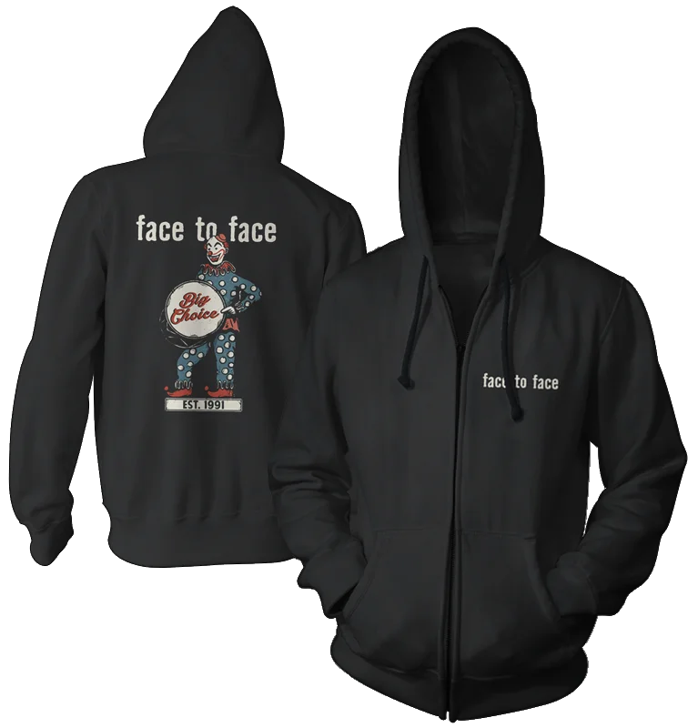 FACE TO FACE - "Big Choice / Clown" (Zip Hoodie)