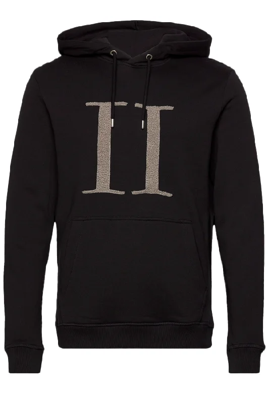 Les Deux Bouclé Hoodie Black