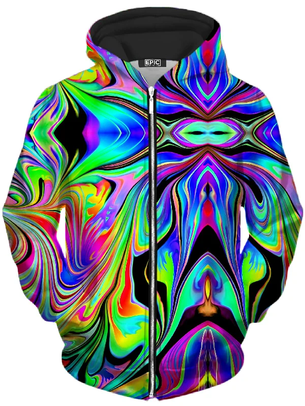 Macro Dose Unisex Zip-Up Hoodie