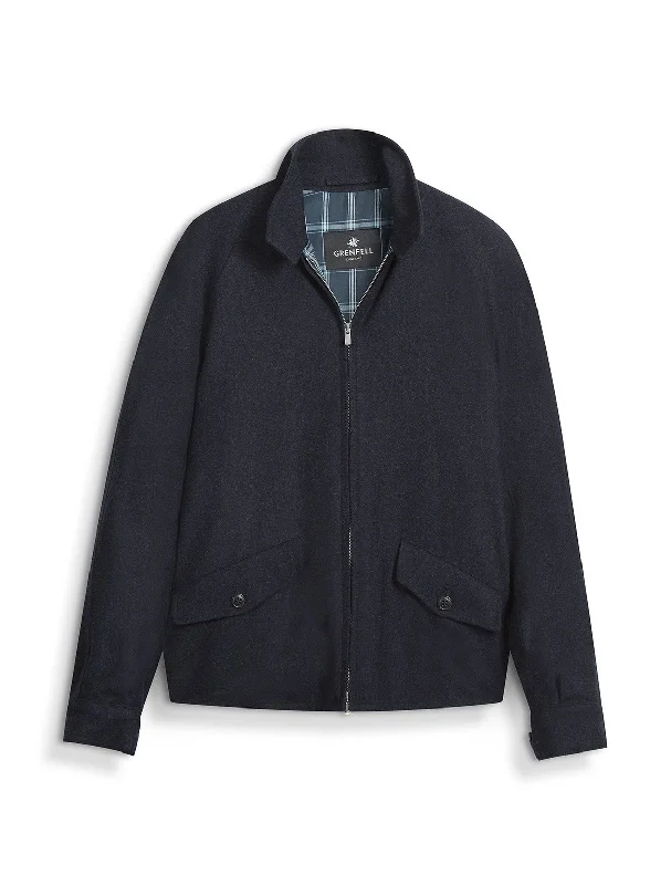 Golfer Merino Wool in Navy